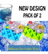 2 Pcs Plus Sign Silicone Ice Cube Tray